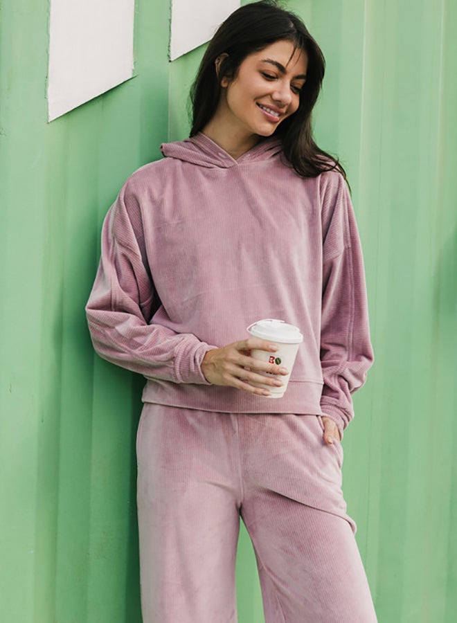 Familia Homewear Velvet Cashmere Pajama Set - Image 2